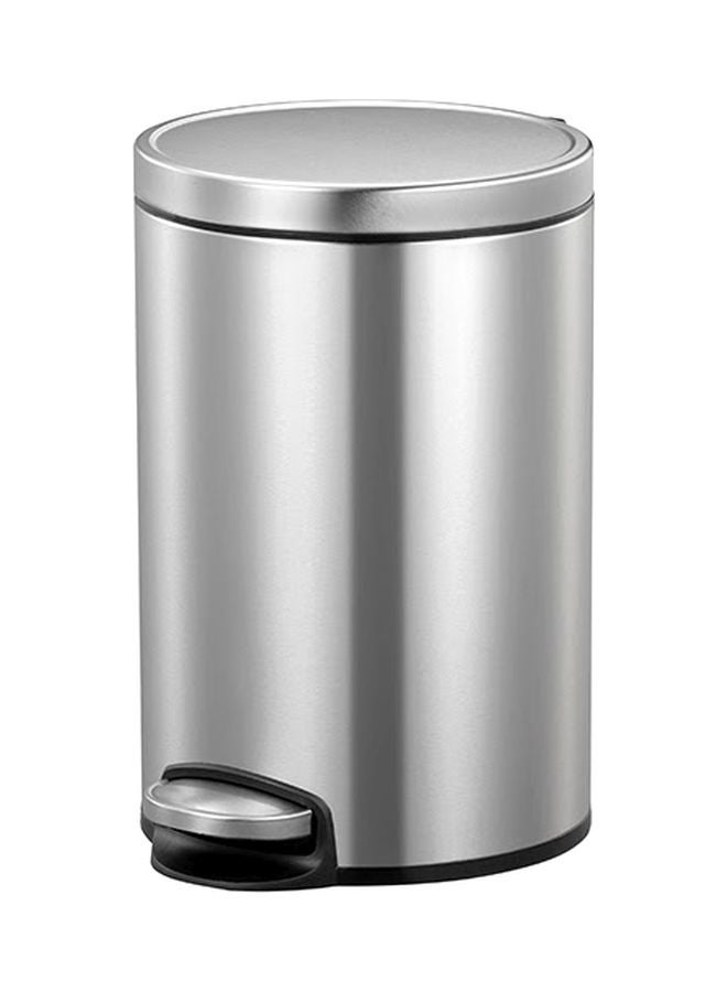 إيكو سلة مهملات من الستانلس ستيل فضي 44سم - Image 1