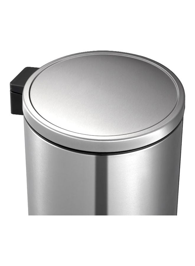 إيكو سلة مهملات من الستانلس ستيل فضي 44سم - Image 3