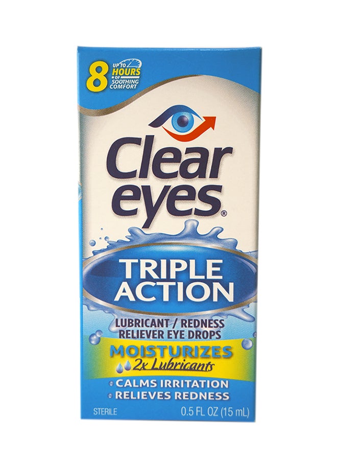 Clear Eyes Triple Action Relief Drops  - Image 2