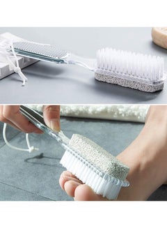 Generic 4-In-1 Pumice Stone Double Sided Foot File Clear/Grey 22cm  - Image 2