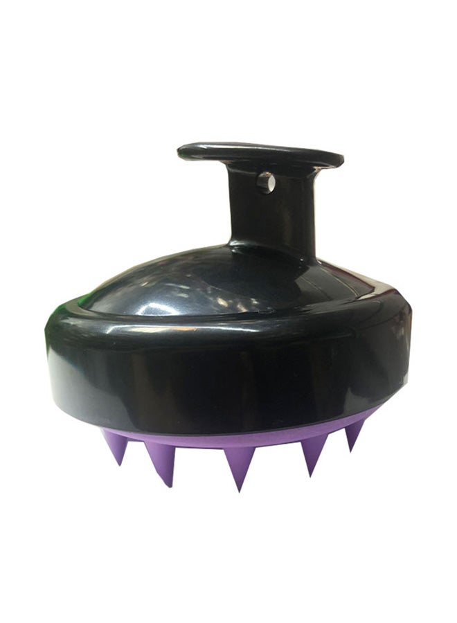 Generic Hair Scalp Massager With Silicon Brush Black/Purple 80grams  - Image 1