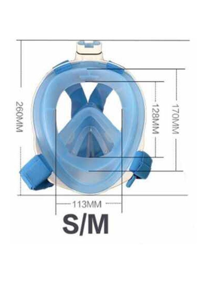 Sharpdo Diving Mask With Snork Inner Dimensions 17x13, Outer Dimensions 23x19cm - Image 3
