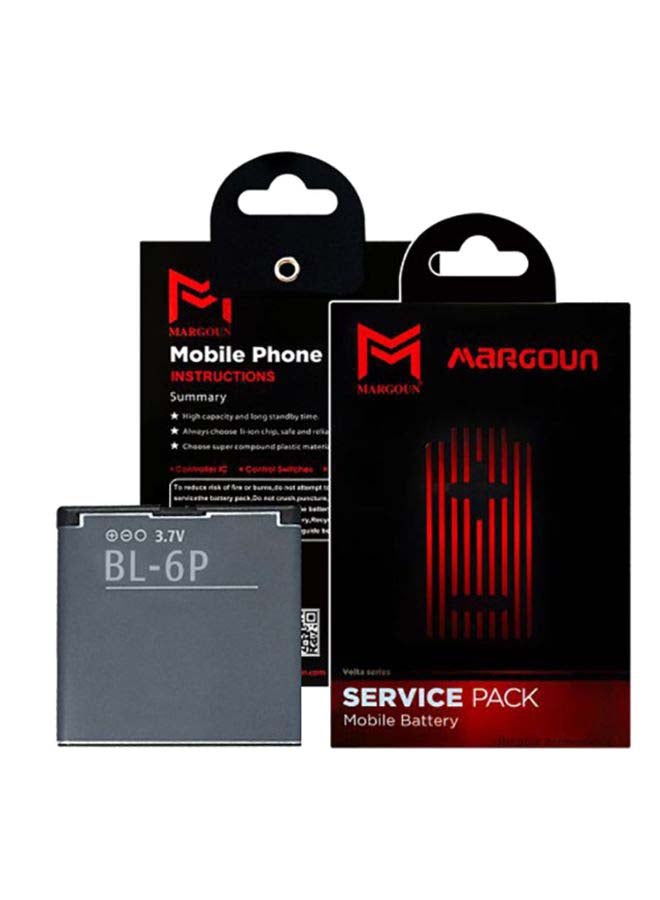 830.0 mAh BL-6P Replacement Battery For Nokia 6500 Classic
