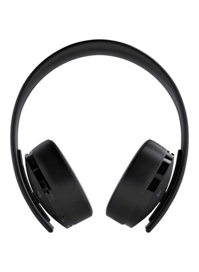 gold playstation wireless headset