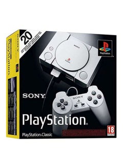 وحدة تحكم PlayStation Classic مع ألعاب محملة مسبقًا ووحدتي تحكم