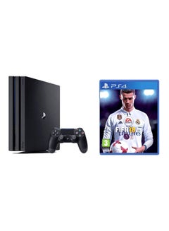 Sony PlayStation 4 1TB Console With 2 DUALSHOCK 4 Wireless Controller And 1 Game (FIFA 18)  - Image 1