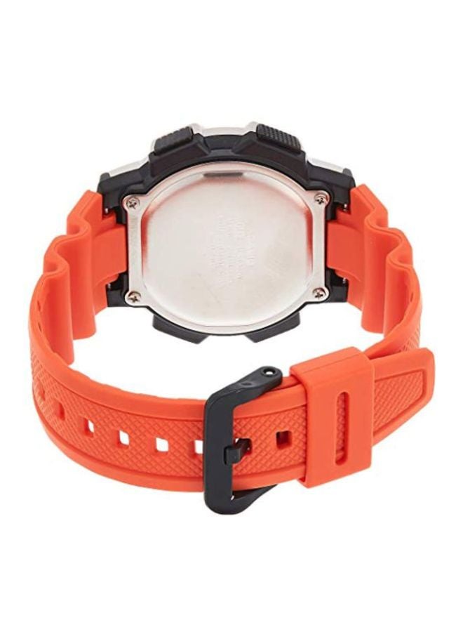 كاسيو ساعة يد رقمية ومقاومة للماء طراز AE-1000W-4BVDF - مقاس 40 مم - لون برتقالي للرجال - Image 2