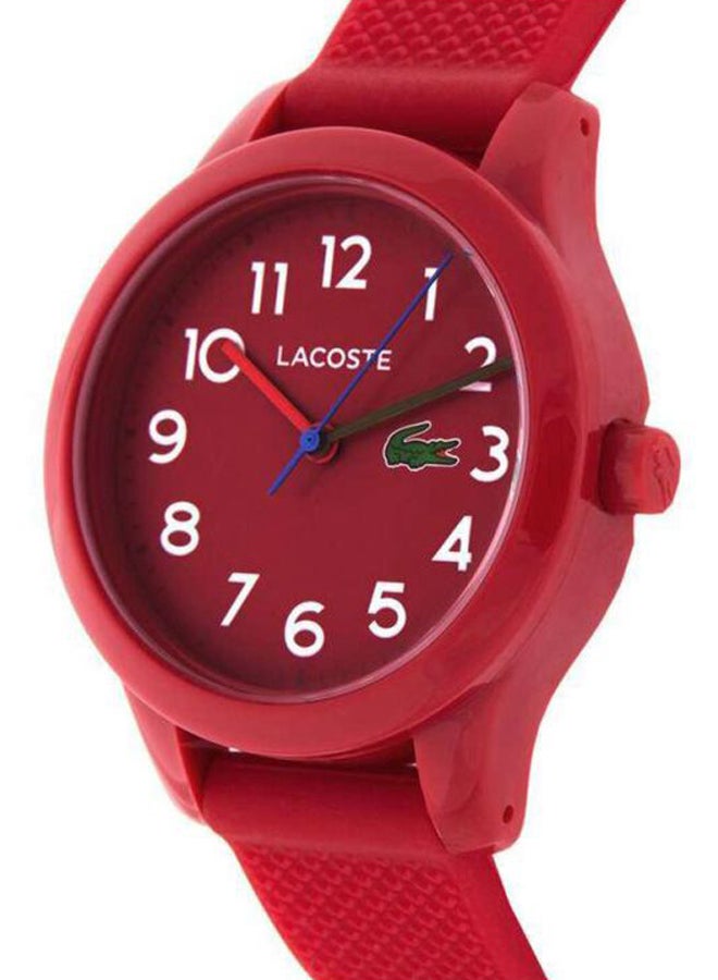 LACOSTE Kids' L.12.12 Water Resistant Analog Watch 2030004 - 32 mm - Red - Image 4