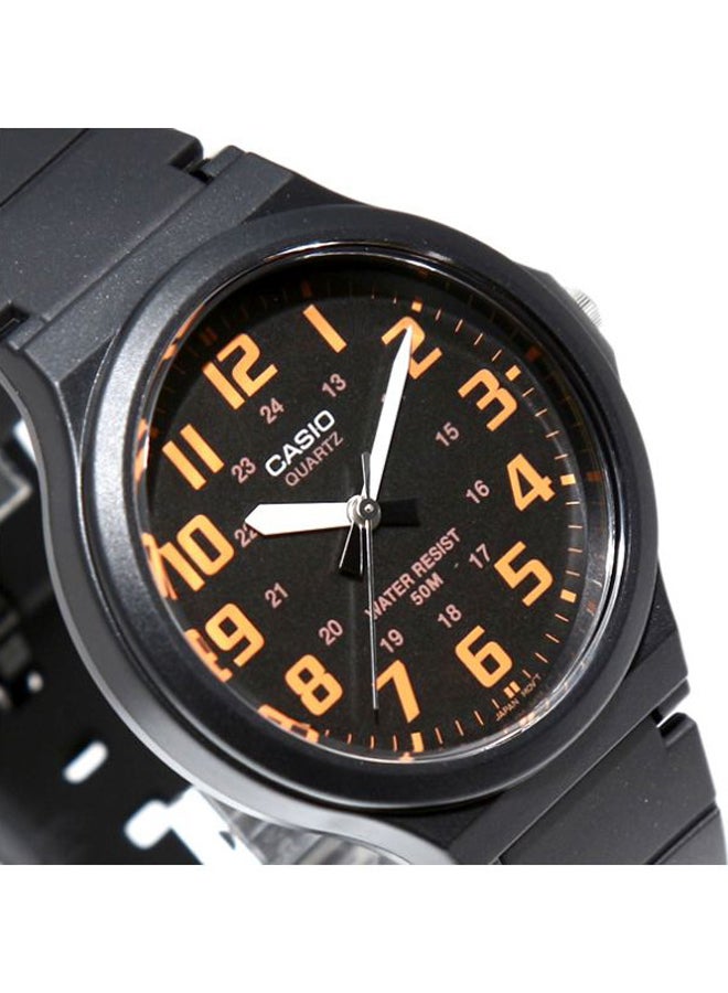 CASIO - Men's Youth Water Resistant Analog Watch MW-240-4BVDF - Image 1