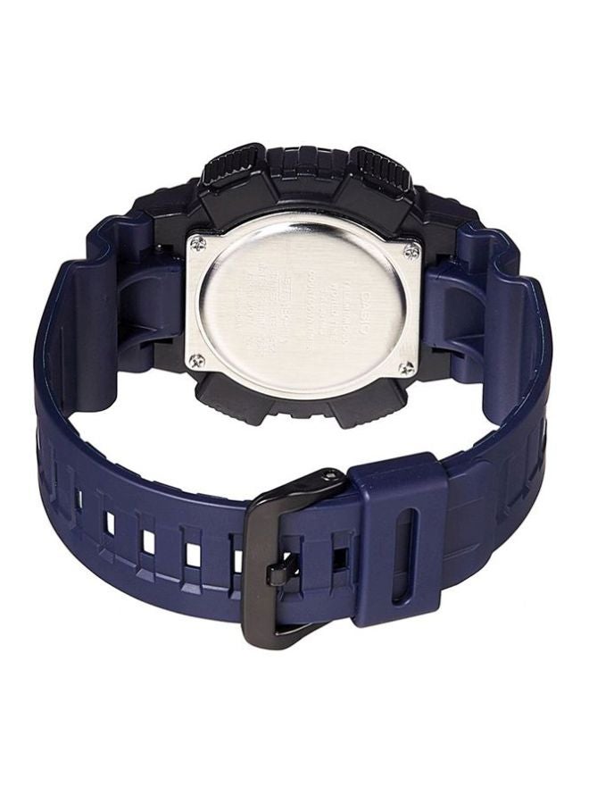 CASIO Men's Water Resistant Analog & Digital Watch AEQ-110W-2AVDF - 47 mm - Navy Blue - Image 2