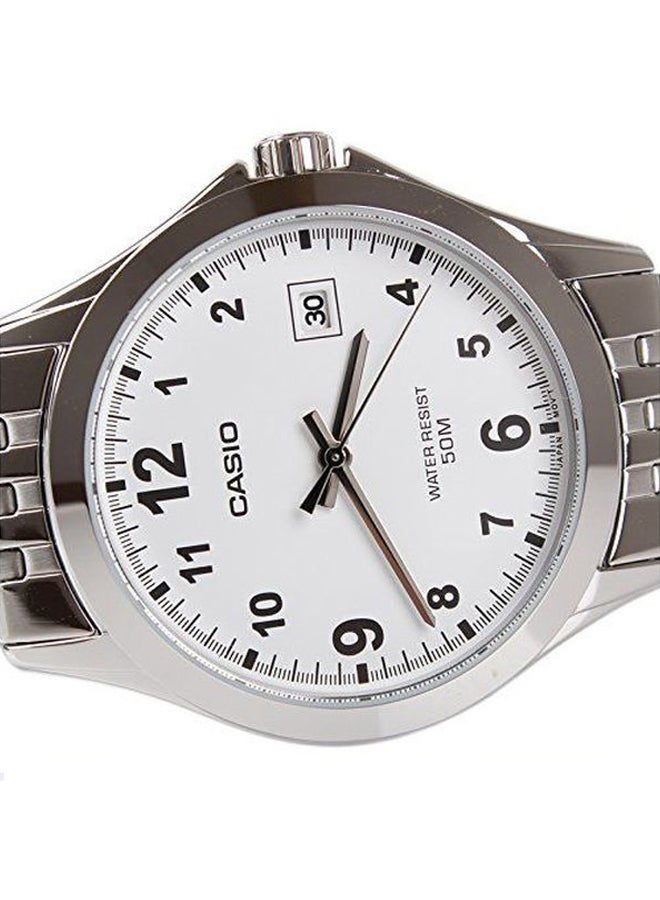 CASIO Men's Enticer Analog Watch MTP-1380D-7BVDF - 33 mm - Silver - Image 4
