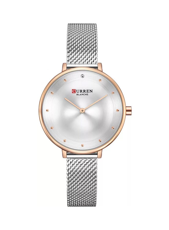 CURREN women Water Resistant Analog Watch 9029 - 30 mm - Silver  - Image 2
