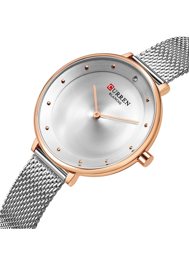 CURREN women Water Resistant Analog Watch 9029 - 30 mm - Silver  - Image 4