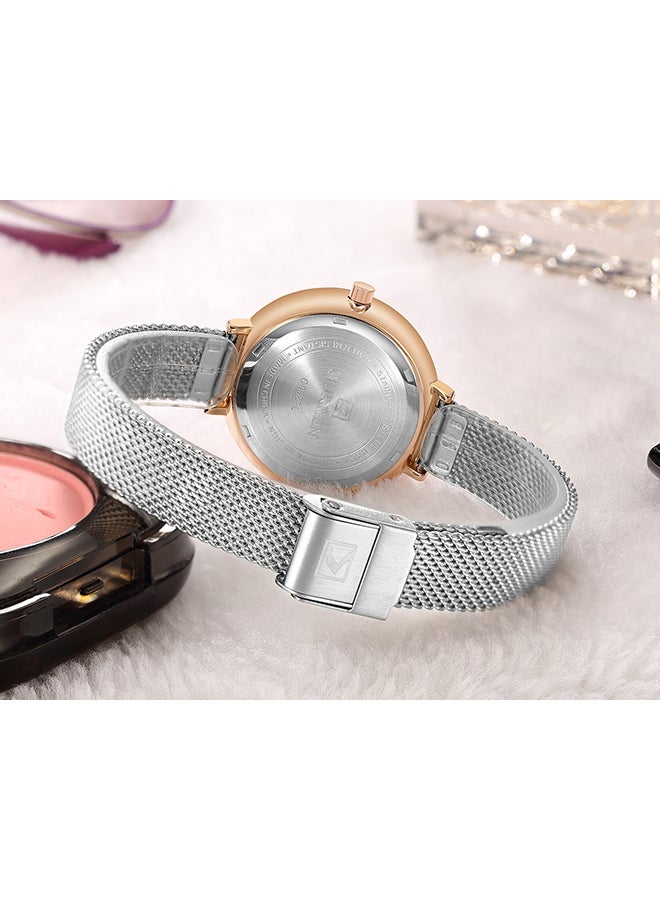 CURREN women Water Resistant Analog Watch 9029 - 30 mm - Silver  - Image 3