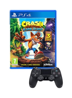 Crash Bandicoot : N Sane Trilogy (Intl Version) With DUALSHOCK 4 Wireless Controller - children_s - playstation_4_ps4