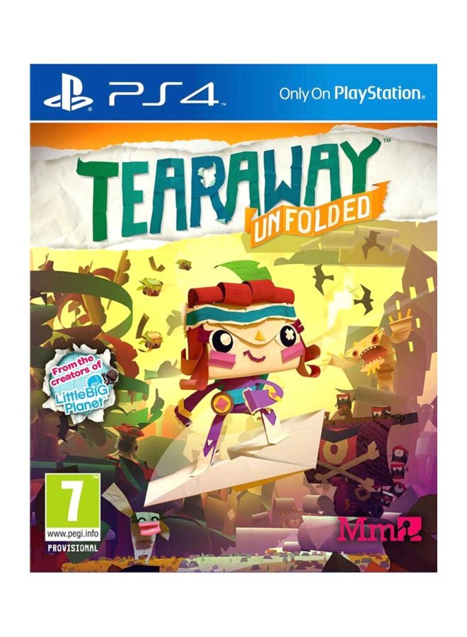 MM - Tearaway: Unfolded (Intl Version) - Adventure - PlayStation 4 (PS4) - Image 1