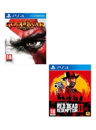 لعبة الفيديو "God of War III Remastered" + لعبة الفيديو "Red Dead Redemption 2" (إصدار عالمي) - قتال - بلاي ستيشن 4 (PS4) - v1595240484/N27517955A_1