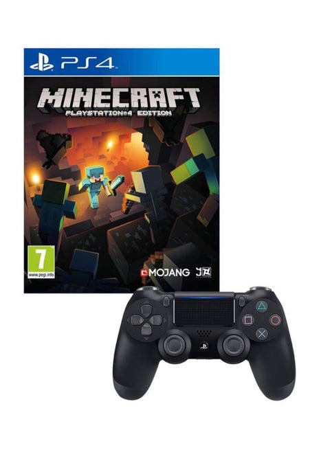 Minecraft With DualShock 4 Wireless Controller - (Intl Version) - Adventure - PlayStation 4 (PS4)