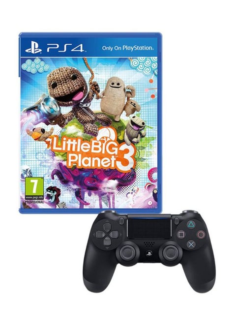 Little Big Planet 3 (Intl Version) With DUALSHOCK 4 Wireless Controller - PlayStation 4 (PS4)