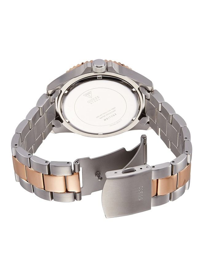 جس ساعة يد بعقارب ومقاومة للماء طراز W0172G3 للرجال - Image 2