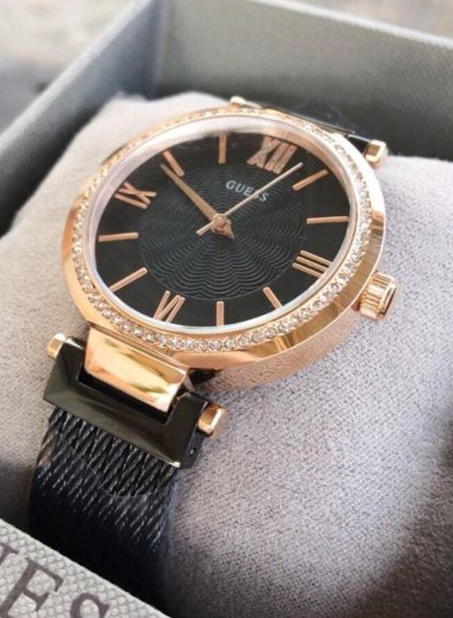 GUESS Women's Stainless Steel Analog Watch W0638L5 - 37 mm - Black - Image 3