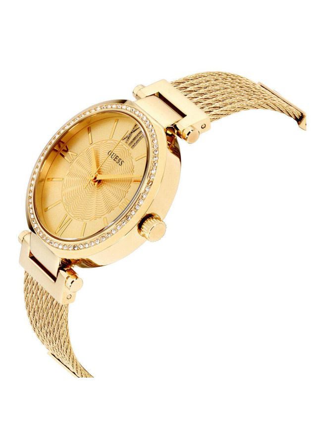 GUESS Women's Water Resistant Analog Watch W0638L2 - 37 mm - Gold - Image 4