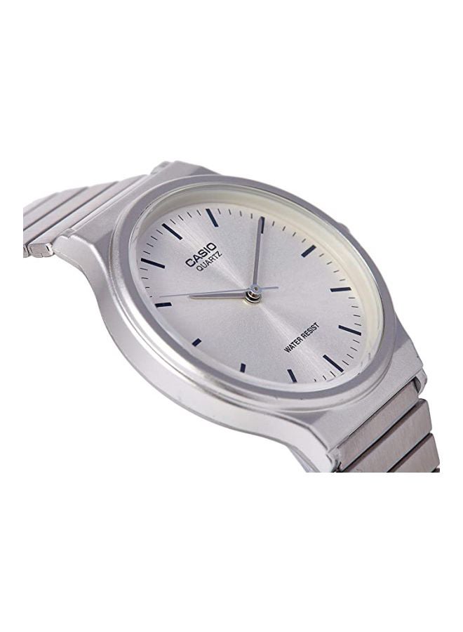 كاسيو ساعة يد أنالوج ستانلس ستيل MQ-24D-7EDF - 39 ملم - فضي - Image 4