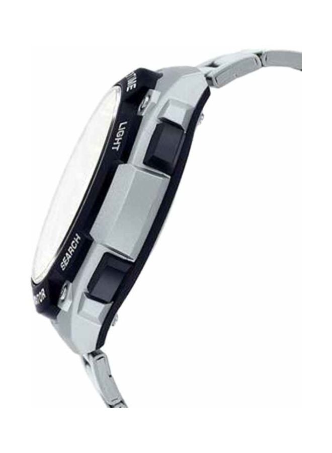 كاسيو ساعة يد رقمية من سلسلة يوث طراز AE-3000WD-1A - قياس 57 مم - لون فضي للرجال - Image 3