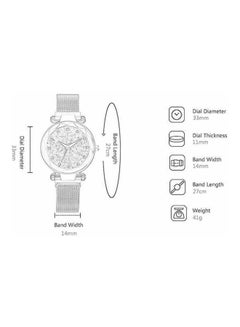 Sharpdo Women's Stone Studded Analog Watch XR2934  - Image 4