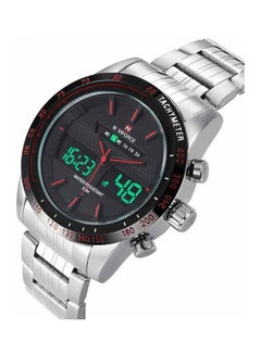 NAVIFORCE Men's Water Resistant Analog/Digital Stainless Steel Watch 9024  - Image 3