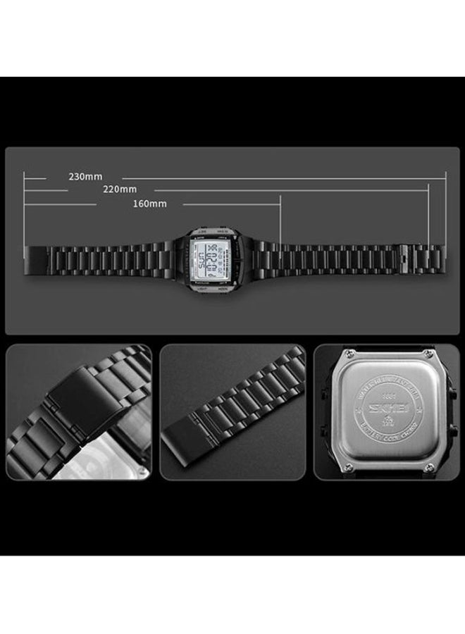 سكمي ساعة يد رقمية مقاومة للماء, طراز 1381 للرجال - Image 3