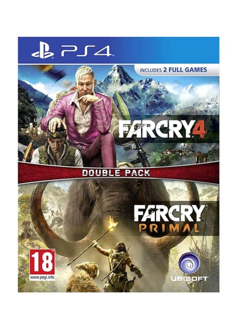 Far Cry 4 + Far Cry Primal Double Pack (Intl Version) - Action & Shooter - PlayStation 4 (PS4)
