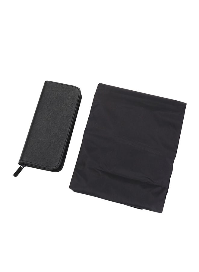 LAWAZIM 7-Piece Heavy-Duty Scissors Razor Blade Hair Styling Set Black - Image 3