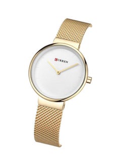 CURREN Women's Water Resistant Analog Watch 9016 - 30 mm - Gold  - Image 3