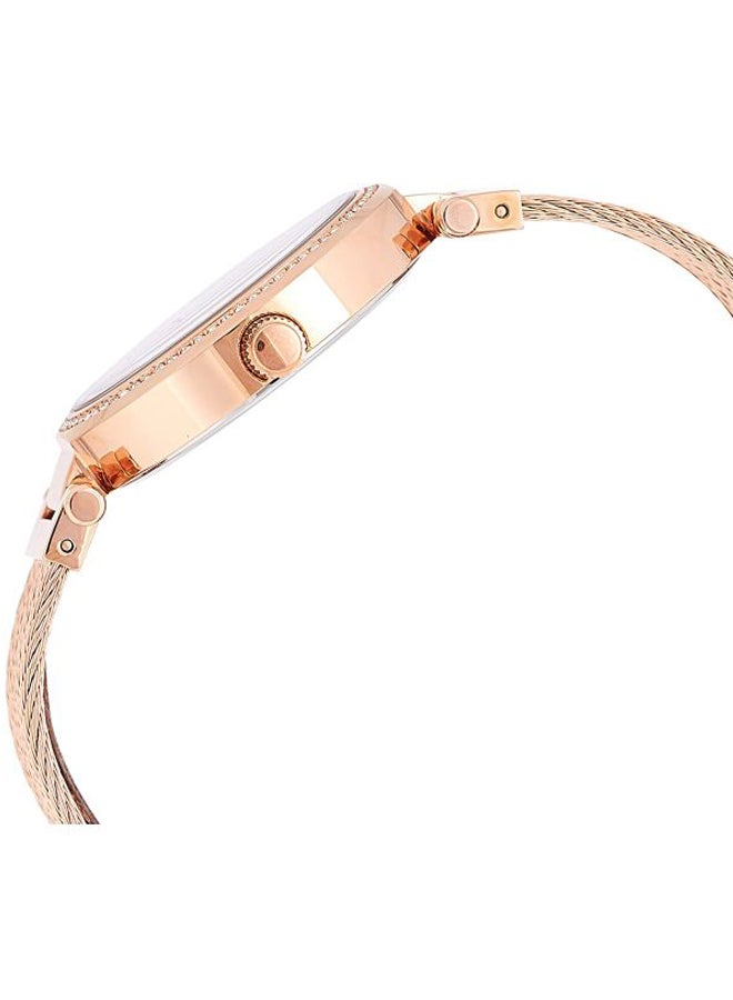 جس ساعة يد بعقارب ومرصعة بالأحجار طراز W0638L4 women - Image 5