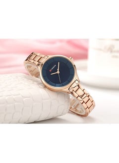 CURREN Women's Water Resistant Analog Watch 9015 - 34 mm - Rose Gold  - Image 3