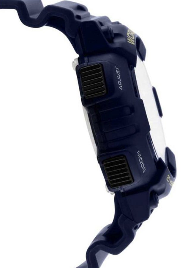 كاسيو ساعة يد رقمية وبعقارب مقاومة للماء طراز AEQ-110W-2AVDF - 47 مم - لون كحلي للرجال - Image 4