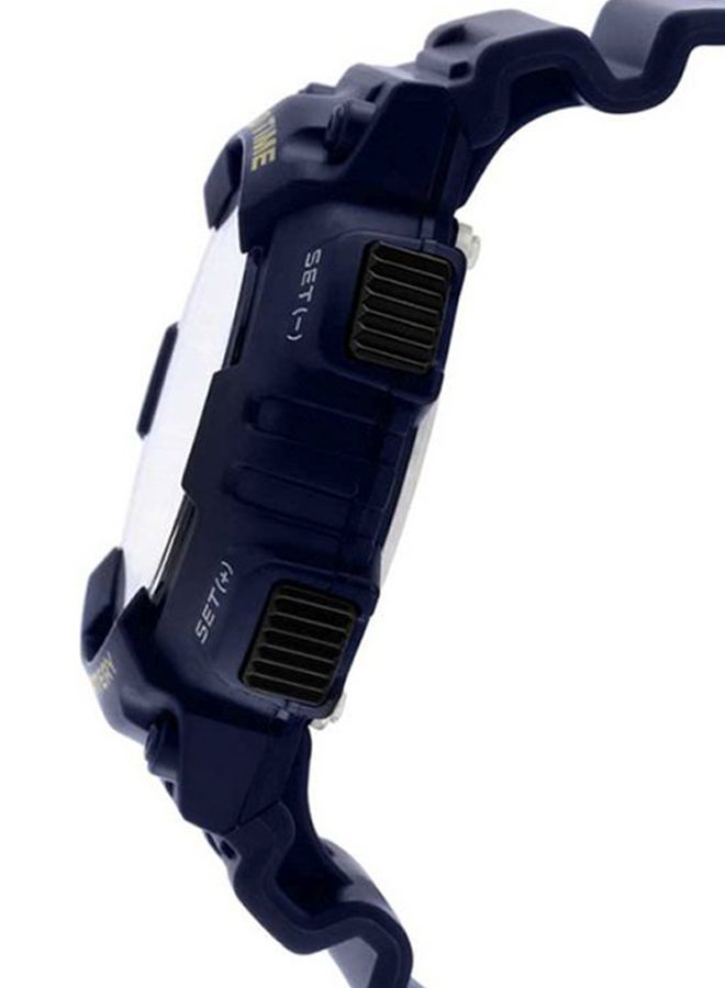 كاسيو ساعة يد رقمية وبعقارب مقاومة للماء طراز AEQ-110W-2AVDF - 47 مم - لون كحلي للرجال - Image 3