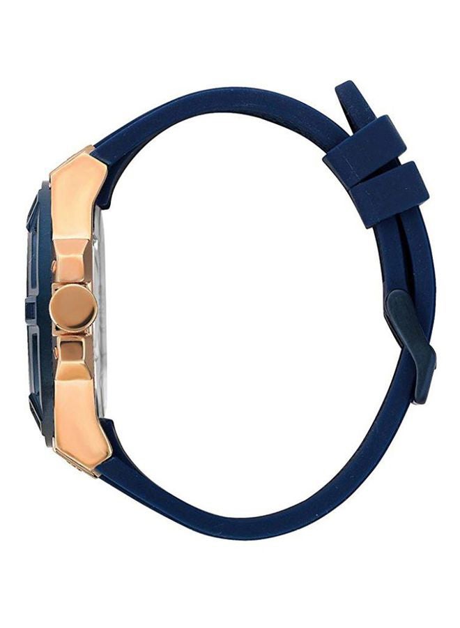 GUESS - Men's Rigor Analog Watch W0247G3 - 36 mm - Blue - Image 1