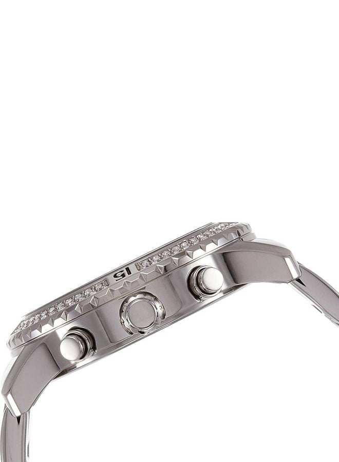 جس ساعة يد بعقارب مقاومة للماء طراز W0774L1 - 38 مم - فضي للنساء - Image 3