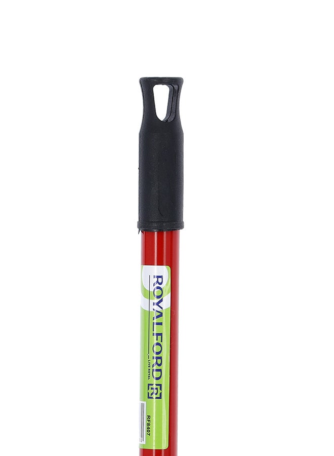 Royalford Royal Bright Professional Mop Medium Handle 120 Cm Premium Quality Material Made In Turkey Multicolor Red Stick And White Cotton 2kg  - Image 3