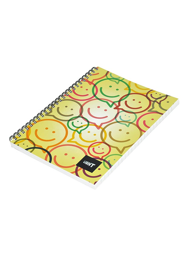 لايت مجموعة دفاتر ملاحظات مقاس A5 بتجليد حلزوني، 10 قطع أصفر/أحمر/أخضر - Image 3