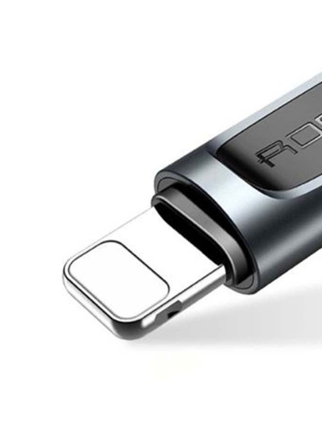 Rock - Type-C To Lightning Adapter Black/Silver - Image 1