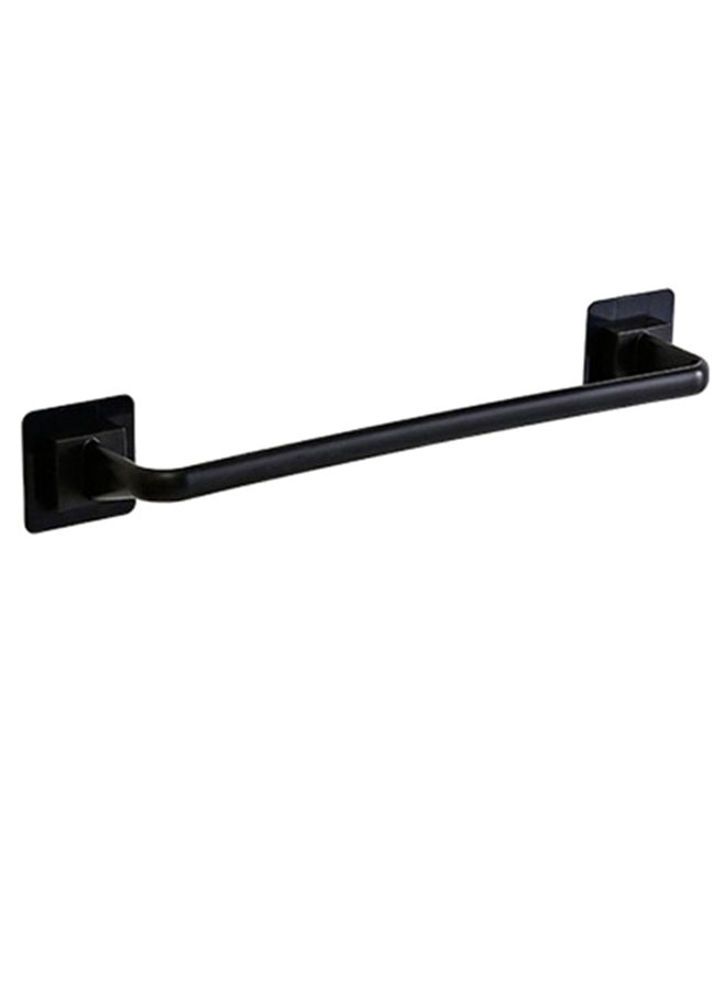 Generic Wall Mount Towel Bar Black 40.5 x 7cm 