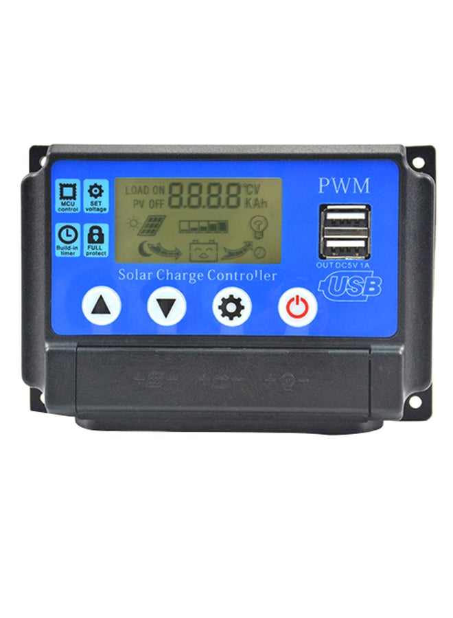 Battery Intelligent Regulator Solar Charge Controller Blue/Black 125 x 8.4cm