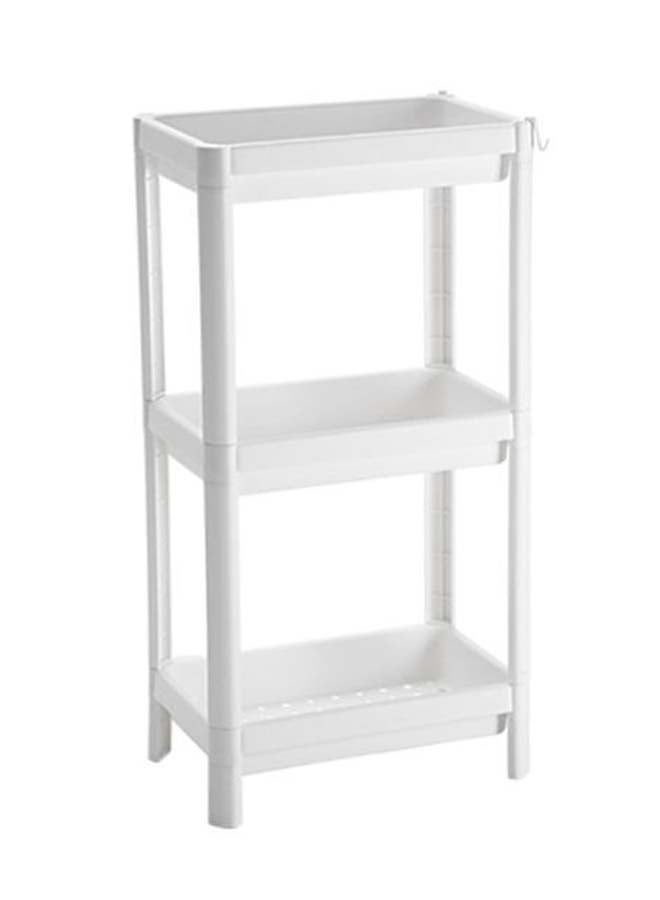 Generic 3-Tier Hollow Frame Storage Rack White  - Image 2