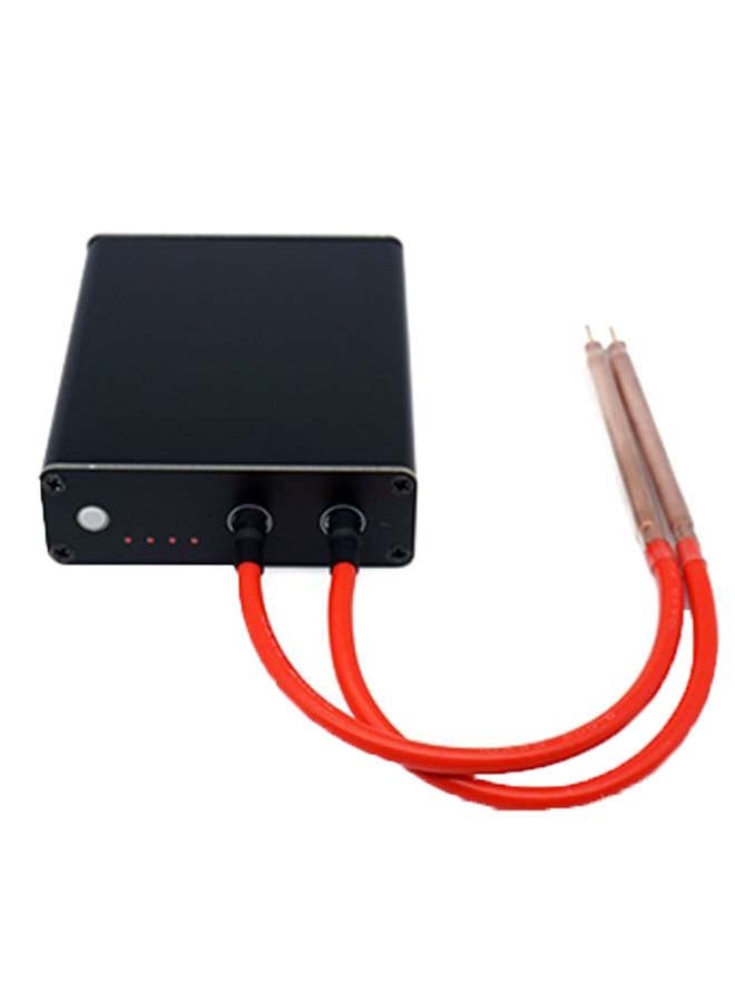 Mini Spot Welding Machine With Micro USB Interface Black/Red/Brown 15cm