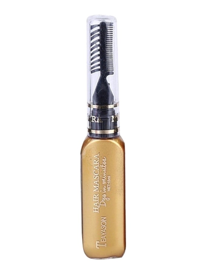 TEAYASON Fashion Temporary Hair Dye Mascara Gold