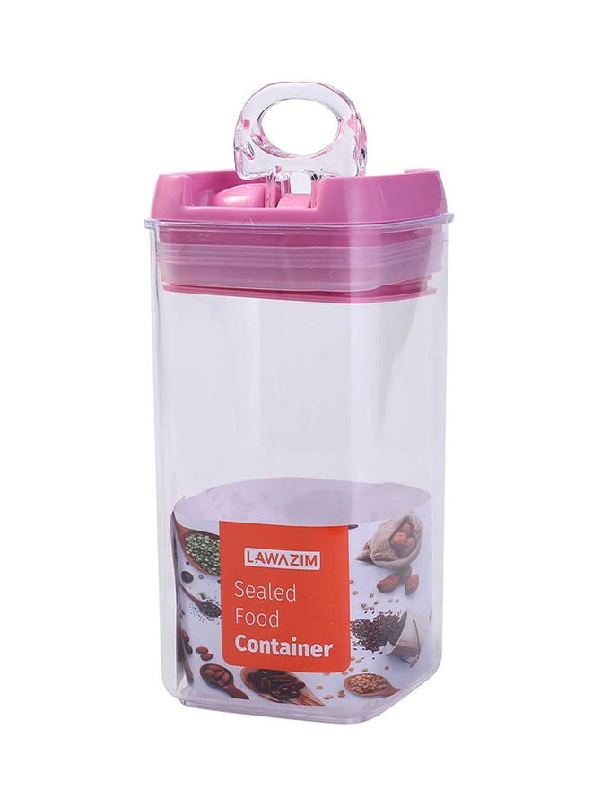 LAWAZIM 3-Piece Food Container Set Clear/Pink Small Container 7x10, Medium Container 7x12.5, Large Container 7x15cm  - Image 4