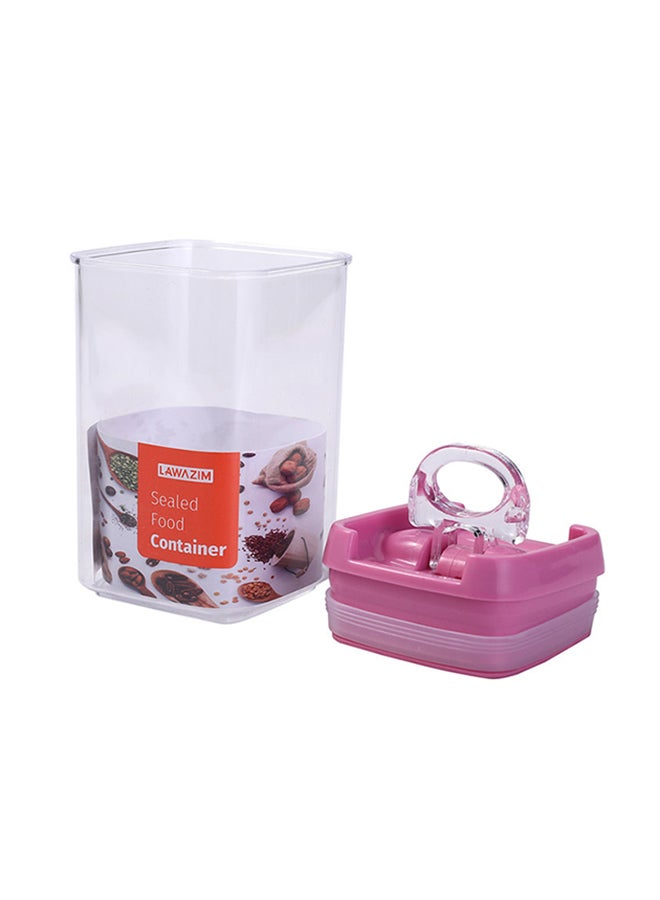 LAWAZIM 3-Piece Food Container Set Clear/Pink Small Container 7x10, Medium Container 7x12.5, Large Container 7x15cm  - Image 5